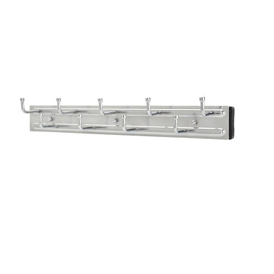 Rev-A-Shelf 14" Pull Out Belt Rack Storage Organizer, Chrome, BRC-14CR (4 Pack)