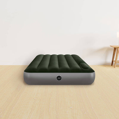 Intex Dura-Beam Standard Downy Airbed w/Built-In Foot Pump, Twin Size (4 Pack) - VMInnovations