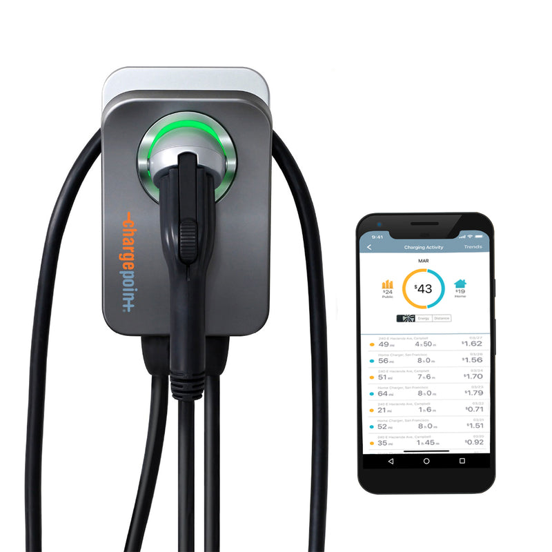 ChargePoint Home Flex Level 2 WiFi NEMA Electric Vehicle EV Charger (2 Pack)