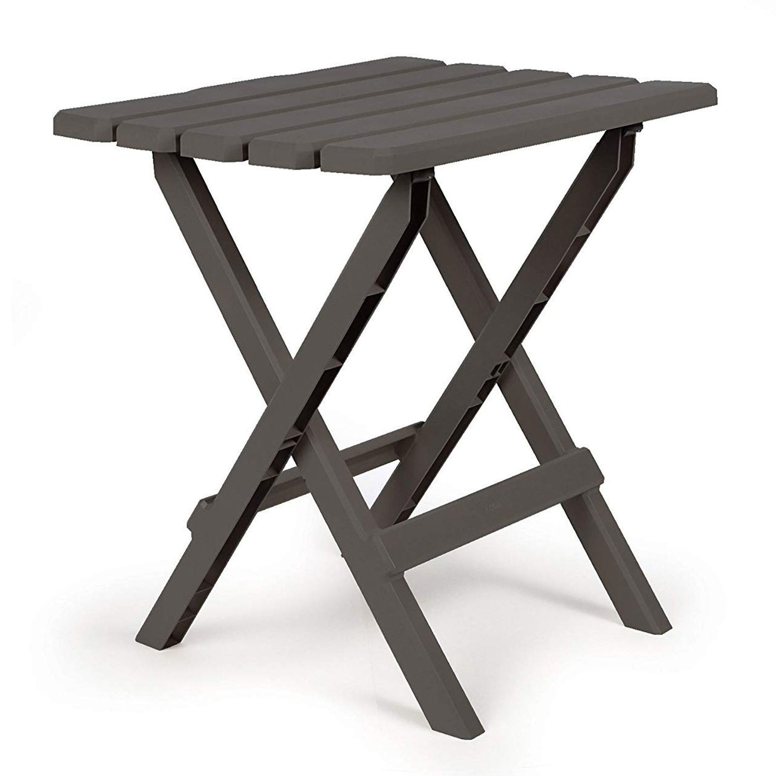 Camco Large Adirondack Portable and Folding Furniture Table, Charcoal (2 Pack) - VMInnovations