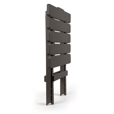 Camco Large Adirondack Portable and Folding Furniture Table, Charcoal (2 Pack) - VMInnovations