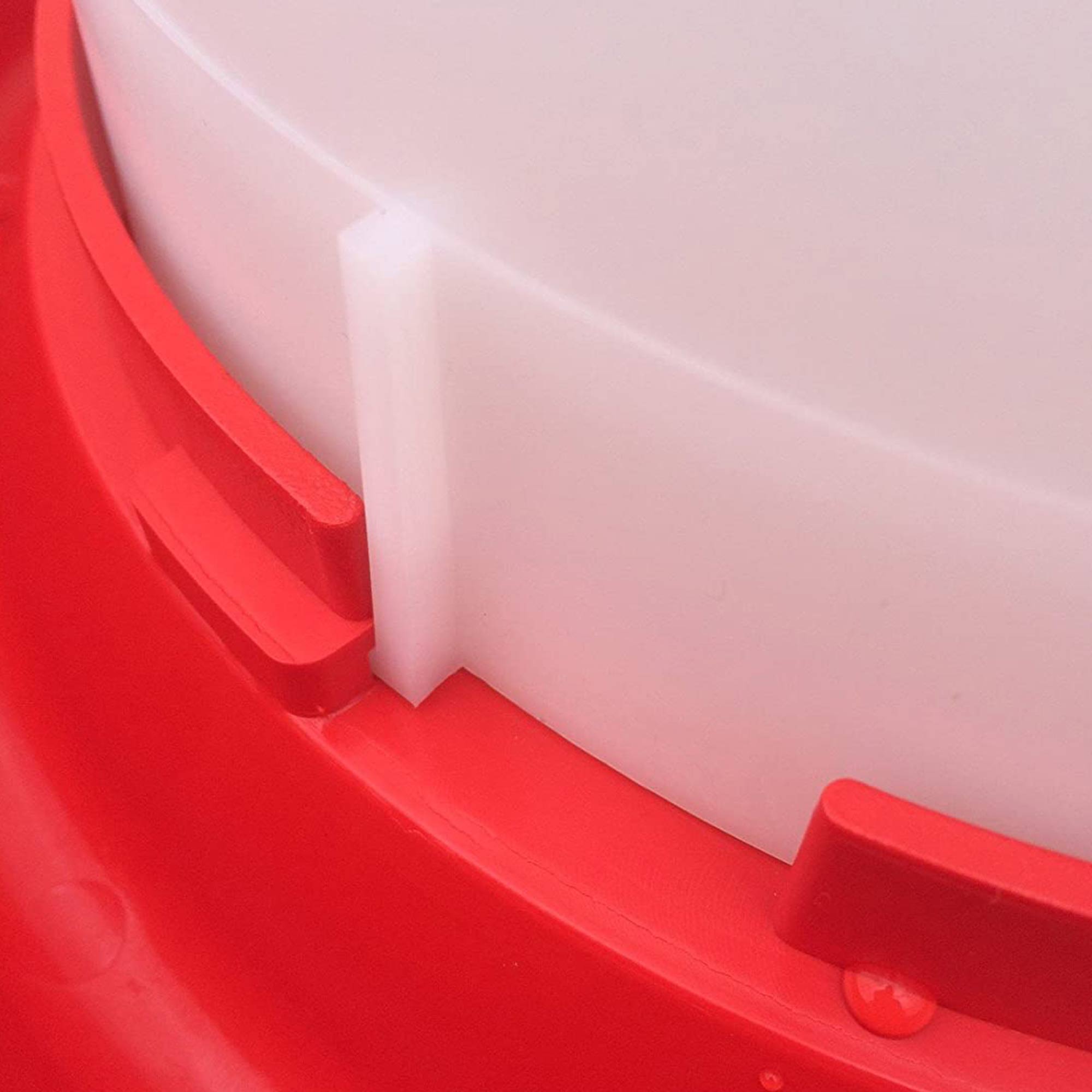 Farm Innovators 3 Gallon Heated Plastic Poultry Water Fountain, Red (8 Pack)