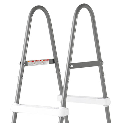 Intex Steel Above Ground Pool Ladder for 42 Inch Wall Height Pools (3 Pack)