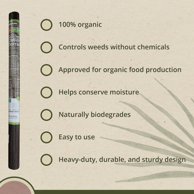 DeWitt 3 x 300 Ft Natural Biodegradable Paper Mulch Garden Weed Barrier (2 Pack) - VMInnovations