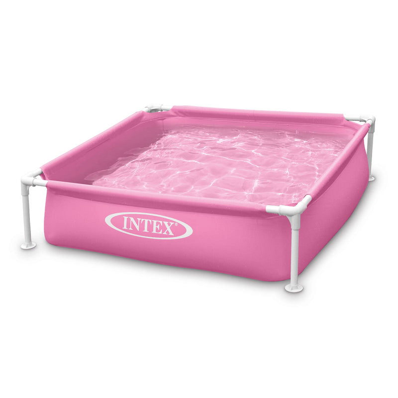 Intex 48x12" Mini Framed Beginner Outdoor Kiddie Pool, Color Varies (3 Pack)