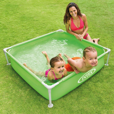 Intex 48x12" Mini Framed Beginner Outdoor Kiddie Pool, Color Varies (3 Pack)