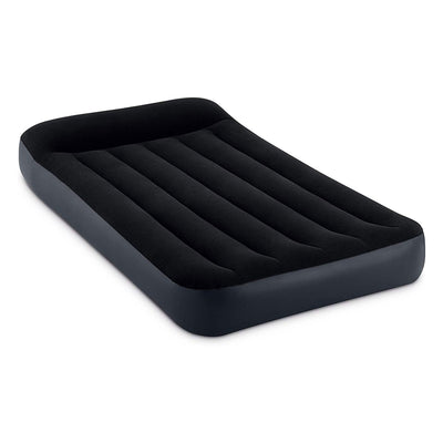 Intex Dura Pillow Rest Classic Blow Up Mattress Air Bed with Pump, Twin (3 Pack) - VMInnovations