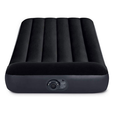 Intex Dura Pillow Rest Classic Blow Up Mattress Air Bed with Pump, Twin (3 Pack)