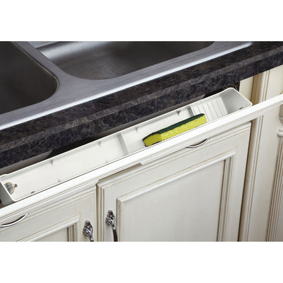 Rev-A-Shelf 30 Inch Kitchen TipOut Tray Polymer, White, LD-6591-30-11-1 (3 Pack)
