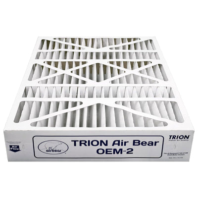 Trion Air Bear OEM 16x25x4 Inch MERV 8 Replacement Air Purifier Filter, 2 Pack