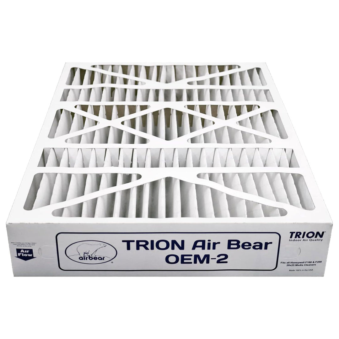 Trion Air Bear OEM 16x25x4 Inch MERV 8 Replacement Air Purifier Filter, 2 Pack - VMInnovations