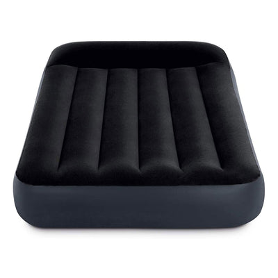 Intex Dura Pillow Rest Classic Blow Up Mattress Air Bed with Pump, Twin (2 Pack) - VMInnovations