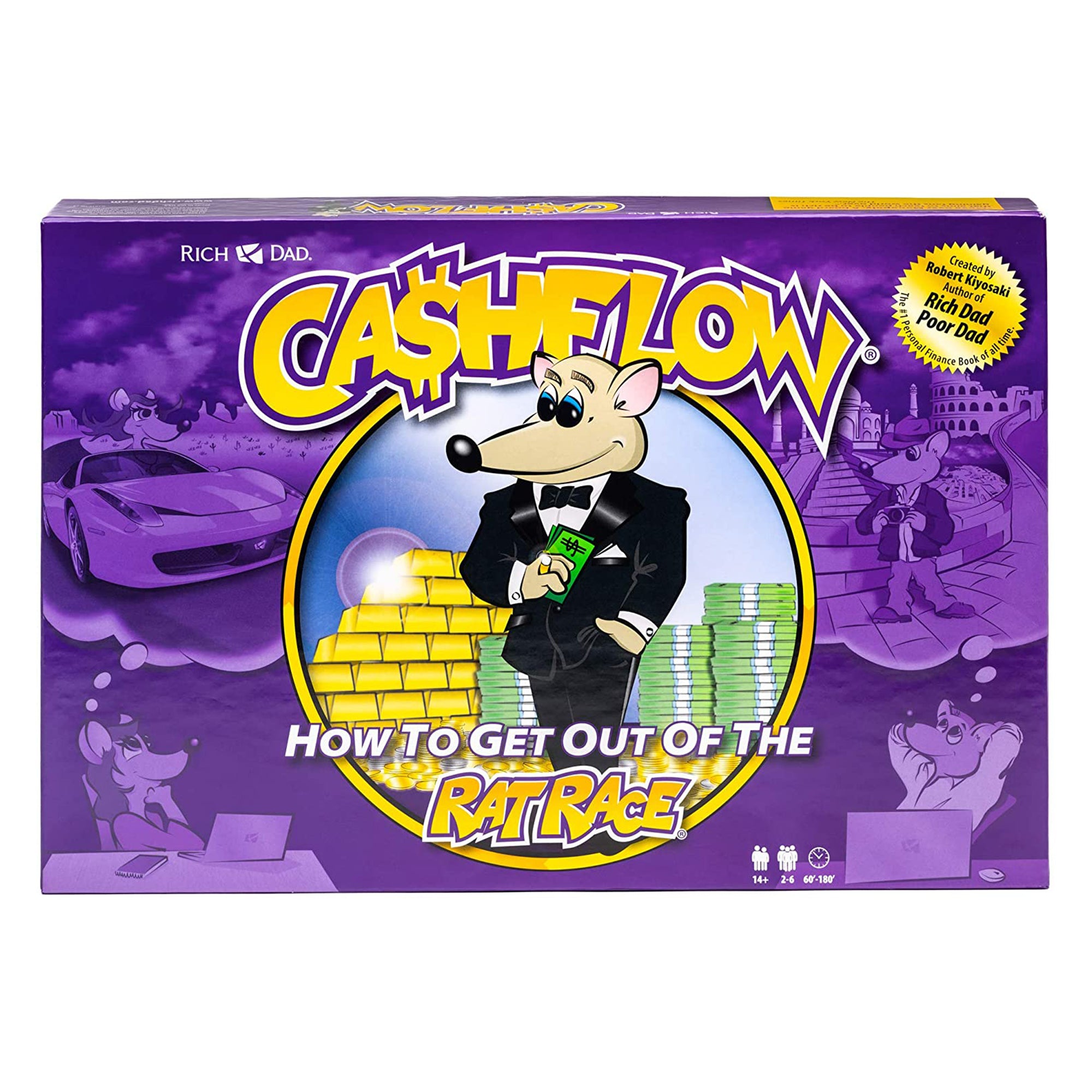 Rich Dad CASHFLOW Financial Literacy Educational Board Game, 2020, (2 Pack) - VMInnovations