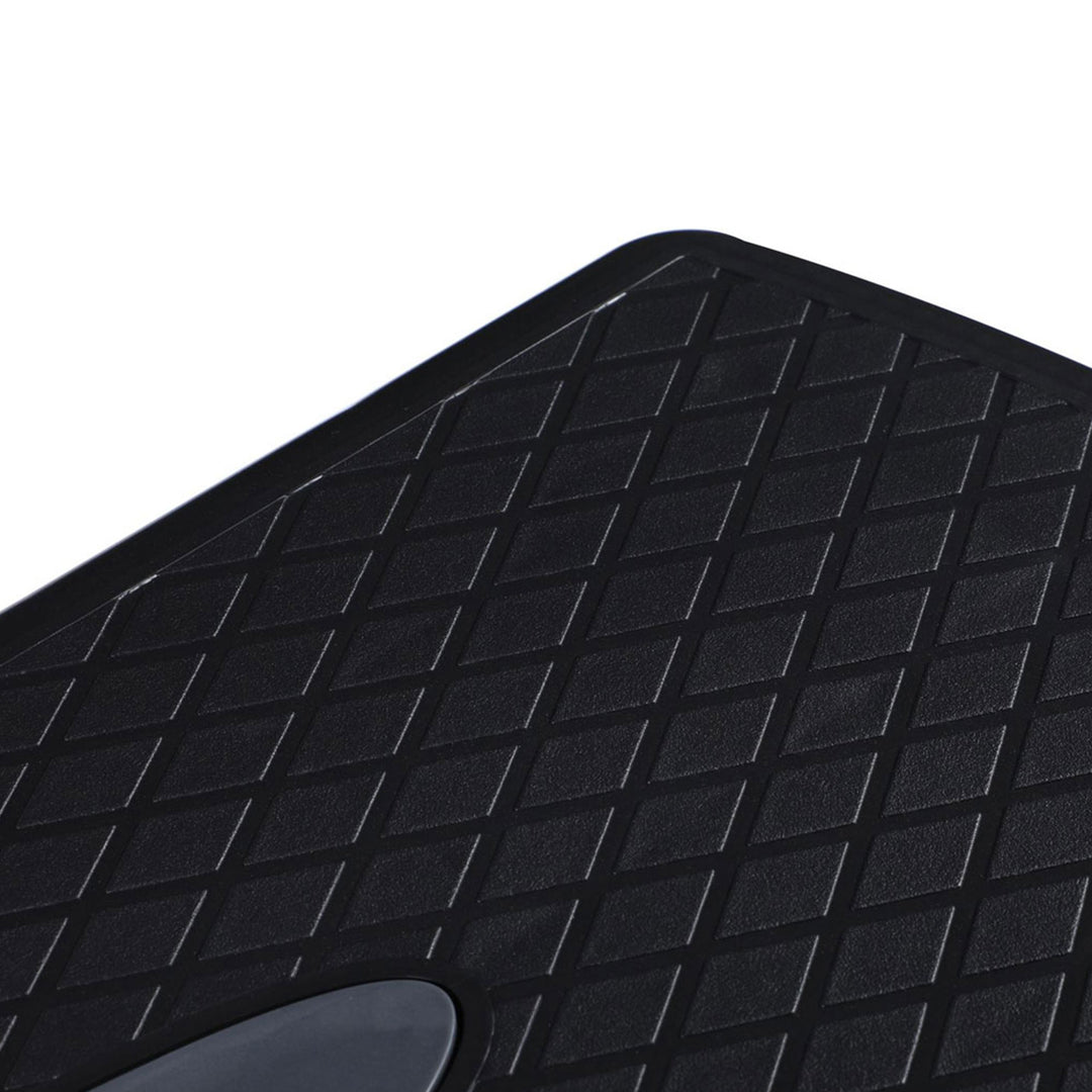 HolaHatha Aerobic Step Platform Fitness Equipment w/Adjustable Height (2 Pack)