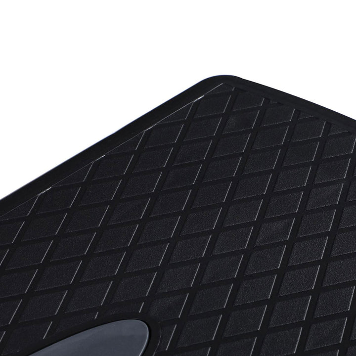 HolaHatha Aerobic Step Platform Fitness Equipment w/Adjustable Height (2 Pack)