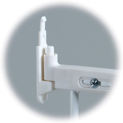 KidCo Angle Mount Safeway Stair Top Quick Release Baby Gate, White (2 Pack) - VMInnovations