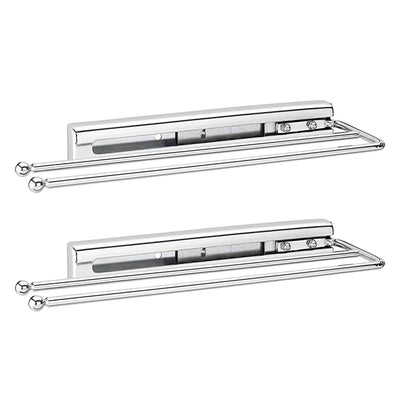Rev-A-Shelf Pull Out Dish Towel Bar Under Kitchen Cabinet, 563-51-C (2 Pack)