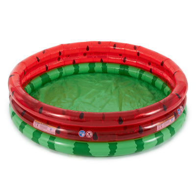 Intex 66 Inch Round Inflatable Kids Swimming and Wading Watermelon Pool (6 Pack)