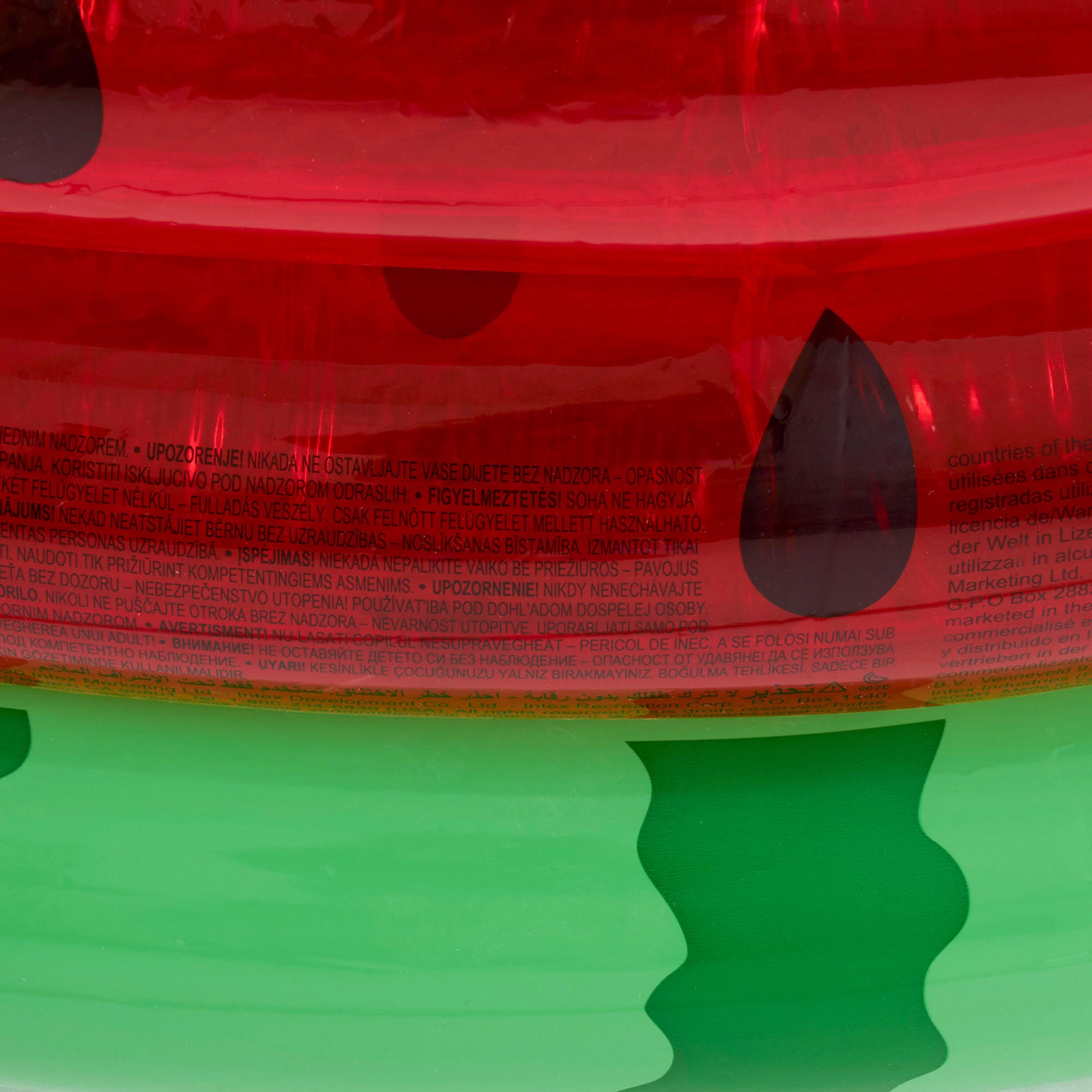 Intex 66 Inch Round Inflatable Kids Swimming and Wading Watermelon Pool (6 Pack)