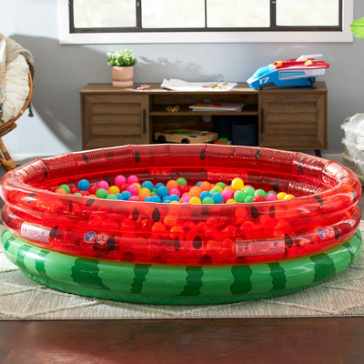 Intex 66 Inch Round Inflatable Kids Swimming and Wading Watermelon Pool (6 Pack)