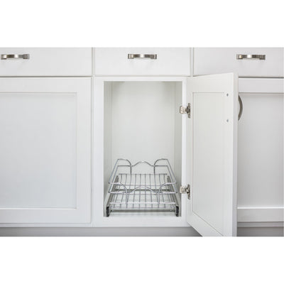 Rev-A-Shelf Cabinet Pull Out Shelf Organizer, 24 x 22 In, 5WB1-2422CR-1 (2 Pack)