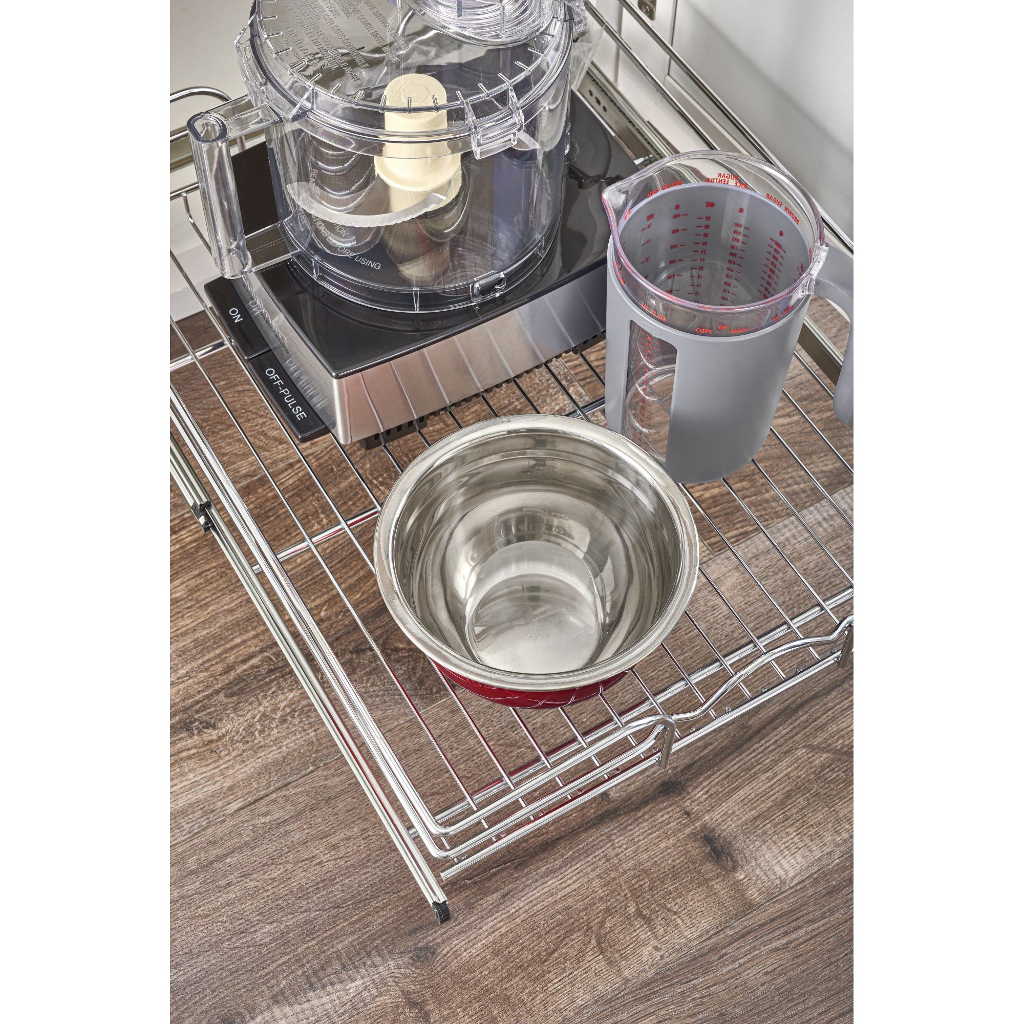 Rev-A-Shelf Cabinet Pull Out Shelf Organizer, 24 x 22 In, 5WB1-2422CR-1 (2 Pack)