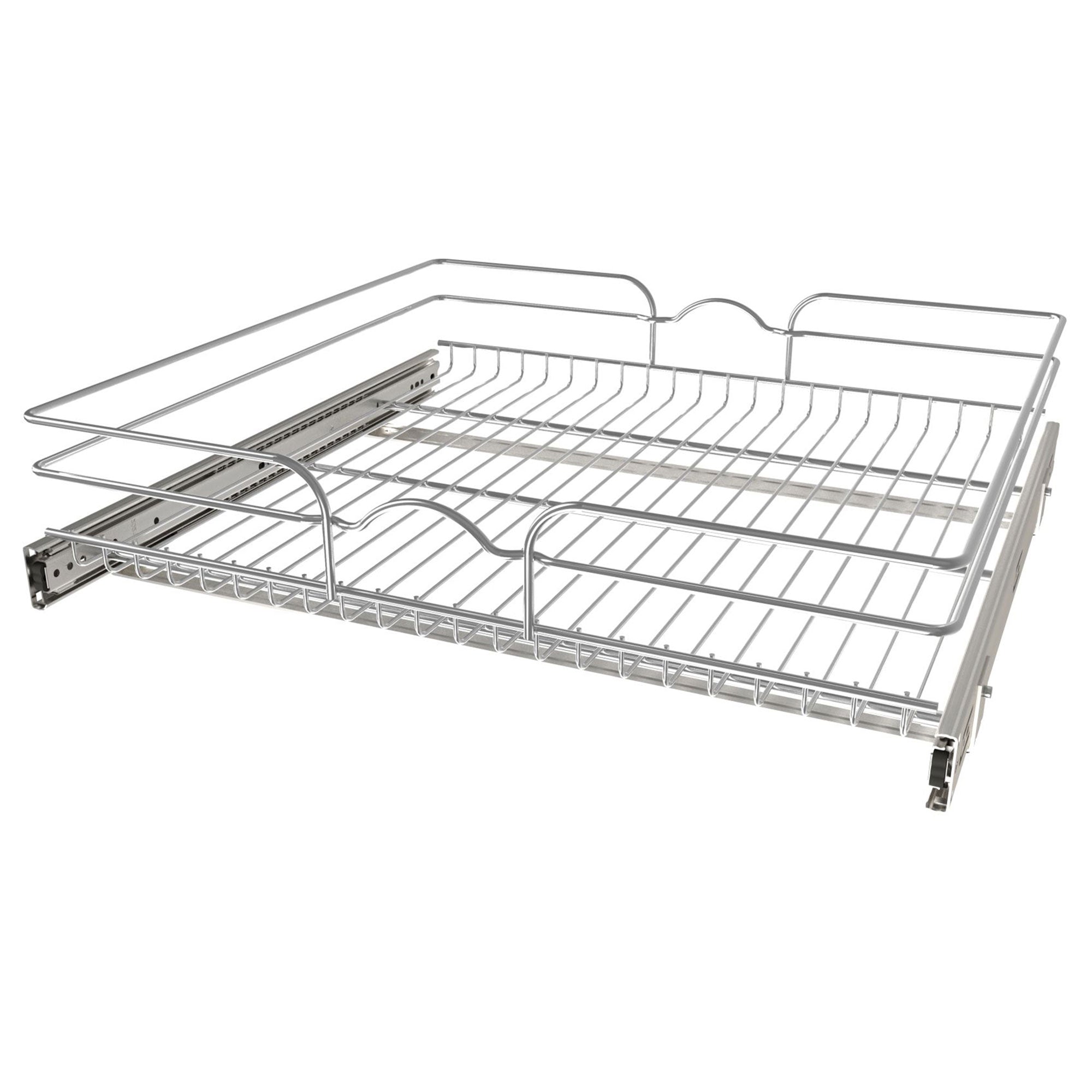 Rev-A-Shelf Cabinet Pull Out Shelf Organizer, 24 x 22 In, 5WB1-2422CR-1 (2 Pack)