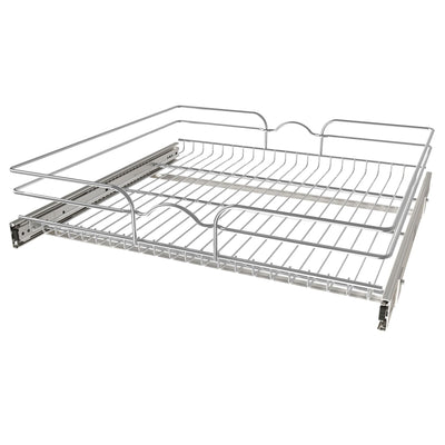 Rev-A-Shelf Cabinet Pull Out Shelf Organizer, 24 x 22 In, 5WB1-2422CR-1 (2 Pack)