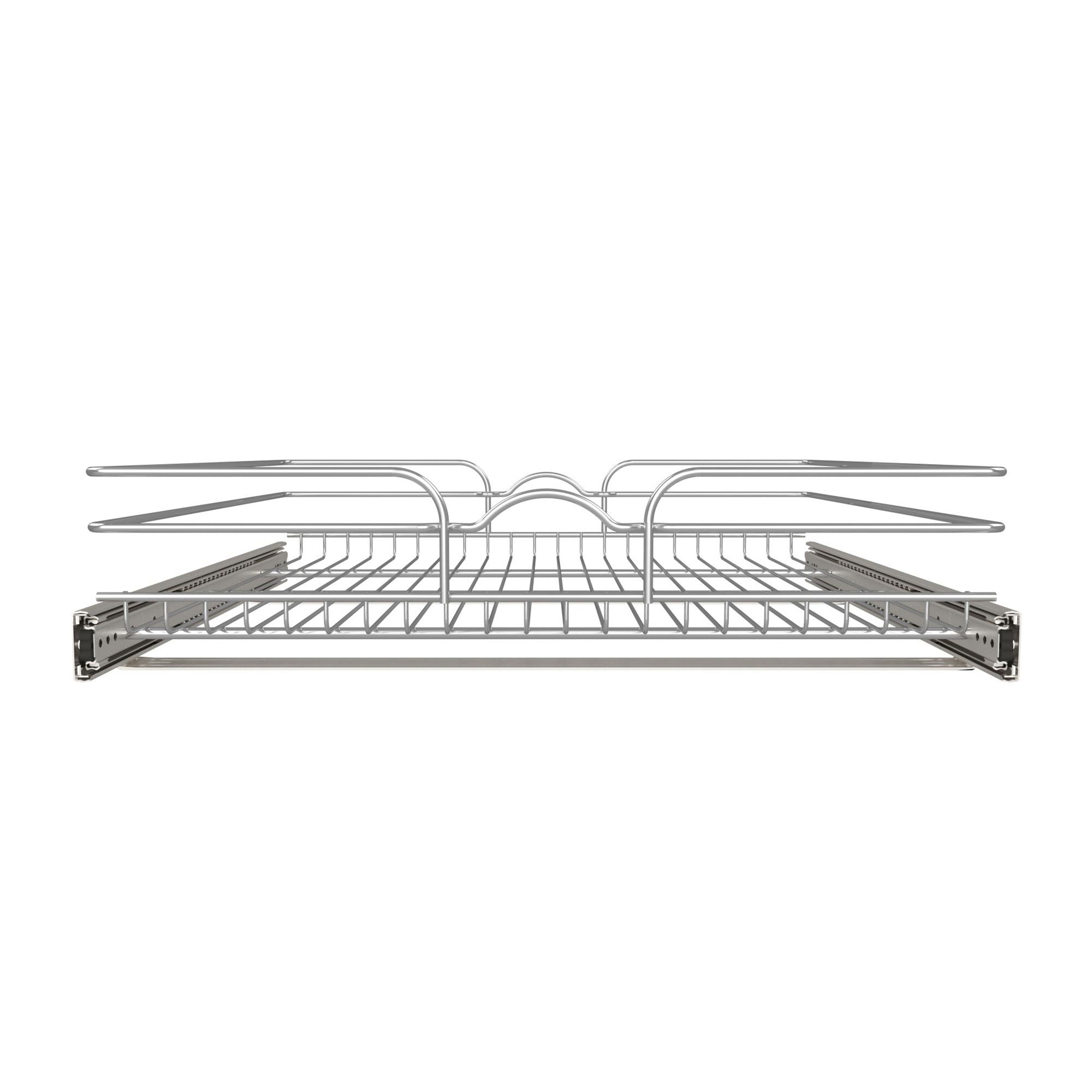 Rev-A-Shelf Cabinet Pull Out Shelf Organizer, 24 x 22 In, 5WB1-2422CR-1 (2 Pack)