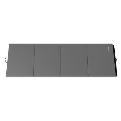 BalanceFrom Fitness GoGym 4' x 10' x 2" Folding Gymnastics Mat, Gray (2 Pack) - VMInnovations