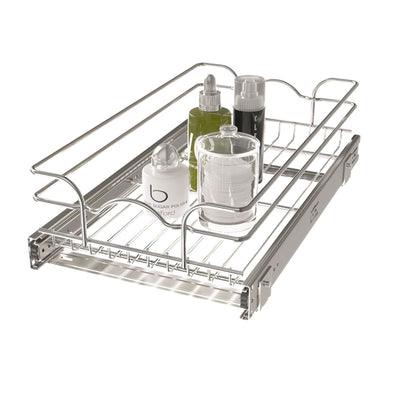 Rev-A-Shelf Cabinet Pull Out Shelf Organizer, 12 x 20 In, 5WB1-1220CR-1 (2 Pack)