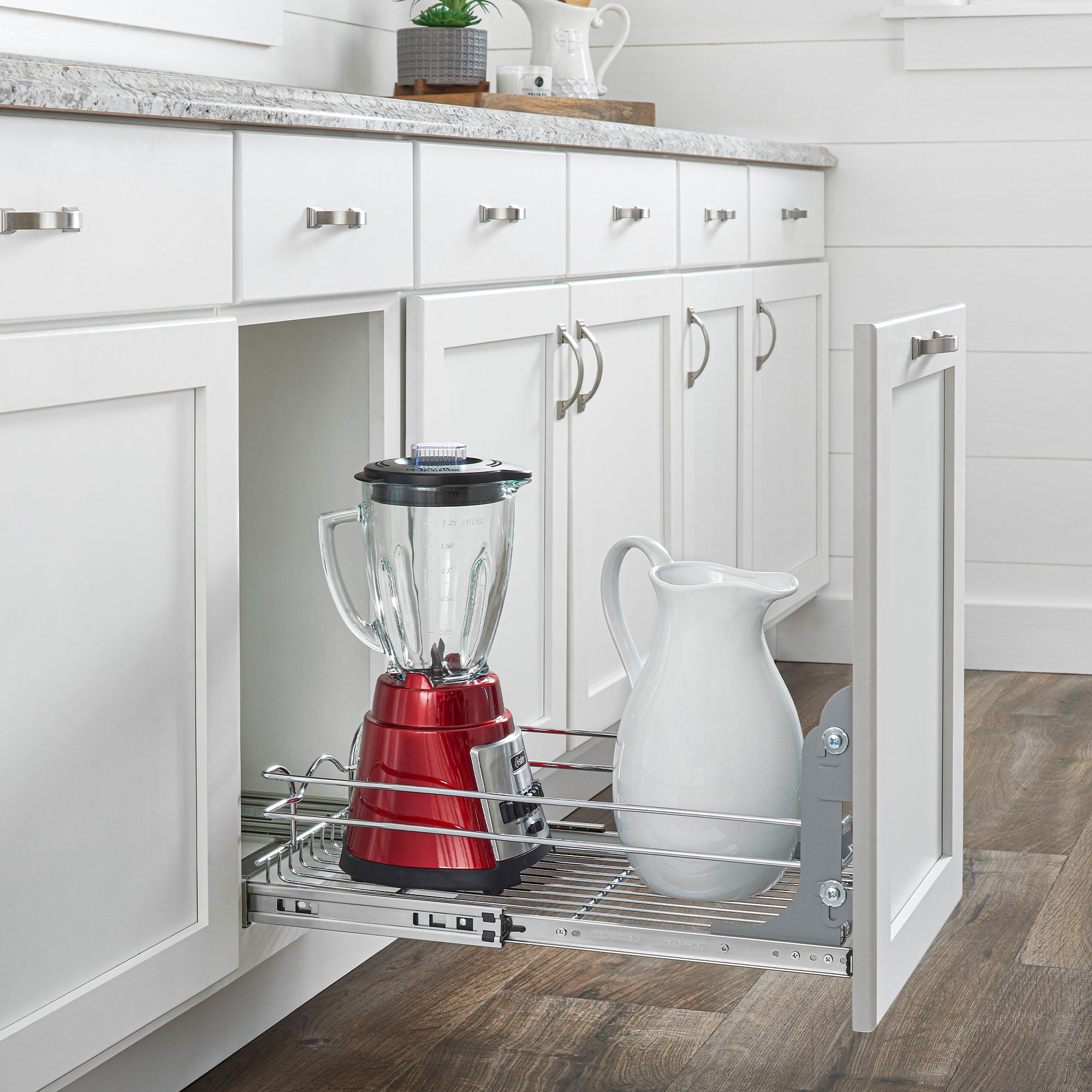 Rev-A-Shelf Cabinet Pull Out Shelf Organizer, 12 x 20 In, 5WB1-1220CR-1 (2 Pack)