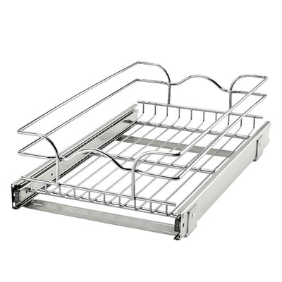 Rev-A-Shelf Cabinet Pull Out Shelf Organizer, 12 x 20 In, 5WB1-1220CR-1 (2 Pack)