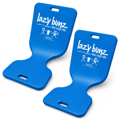 TRC Recreation Lazy Bunz Foam Water Saddle Swimming Pool Float, Blue (2 Pack)