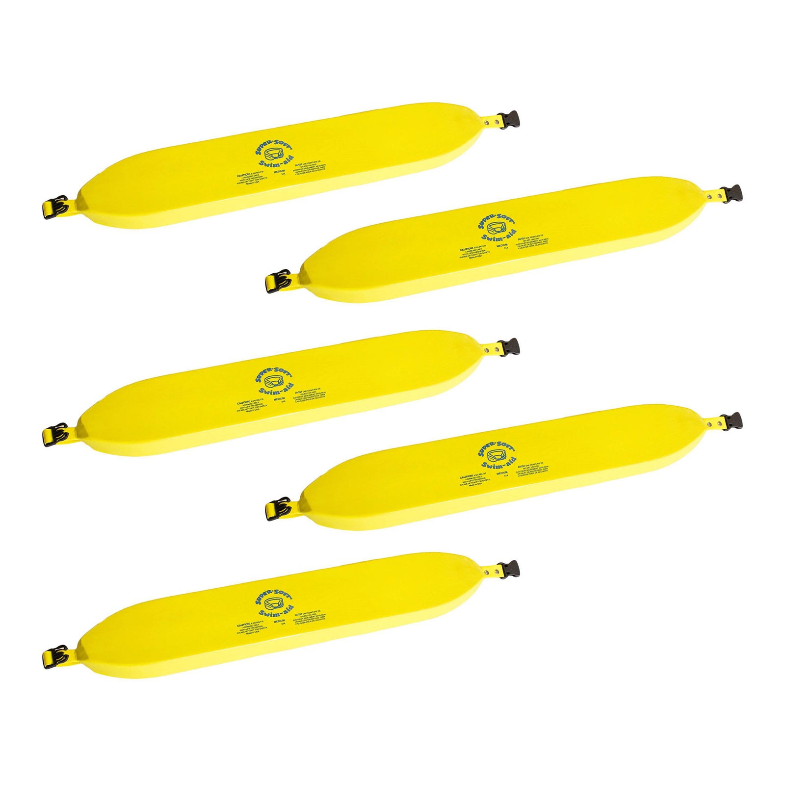 TRC Recreation Super Soft Medium Promotional Swim Aid Water Ski Belt (5 Pack) - VMInnovations