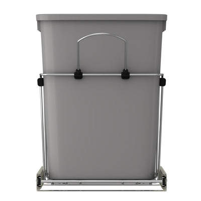 Rev-A-Shelf 35 Quart Double Pull Out Trash Can, Silver, RV-18KD-17C S (6 Pack)