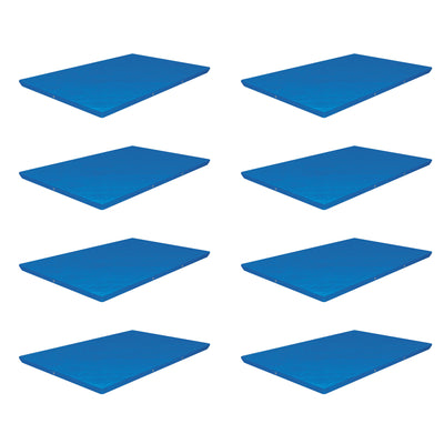 Bestway Flowclear Rectangle Thick Layer Cover for Above Ground Pools (8 Pack)