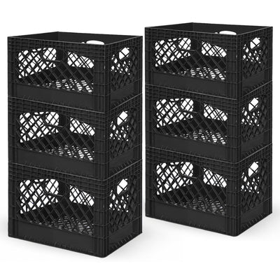Juggernaut Storage Crate for Office Storage & Classroom Organization, 6-Pack