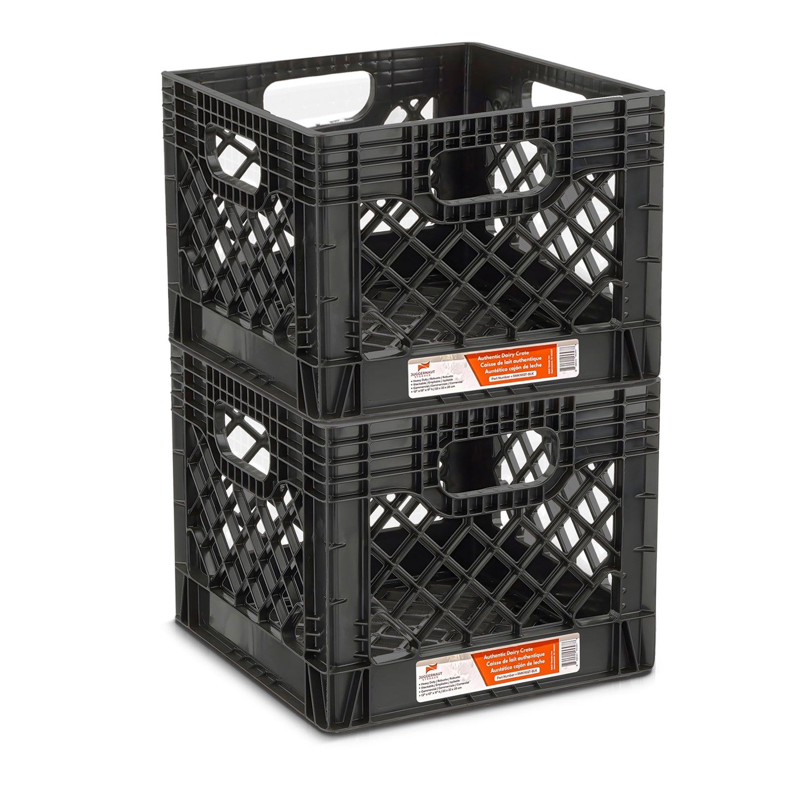 Juggernaut Storage Crate for Office Storage & Classroom Organization, 4-Pack - VMInnovations
