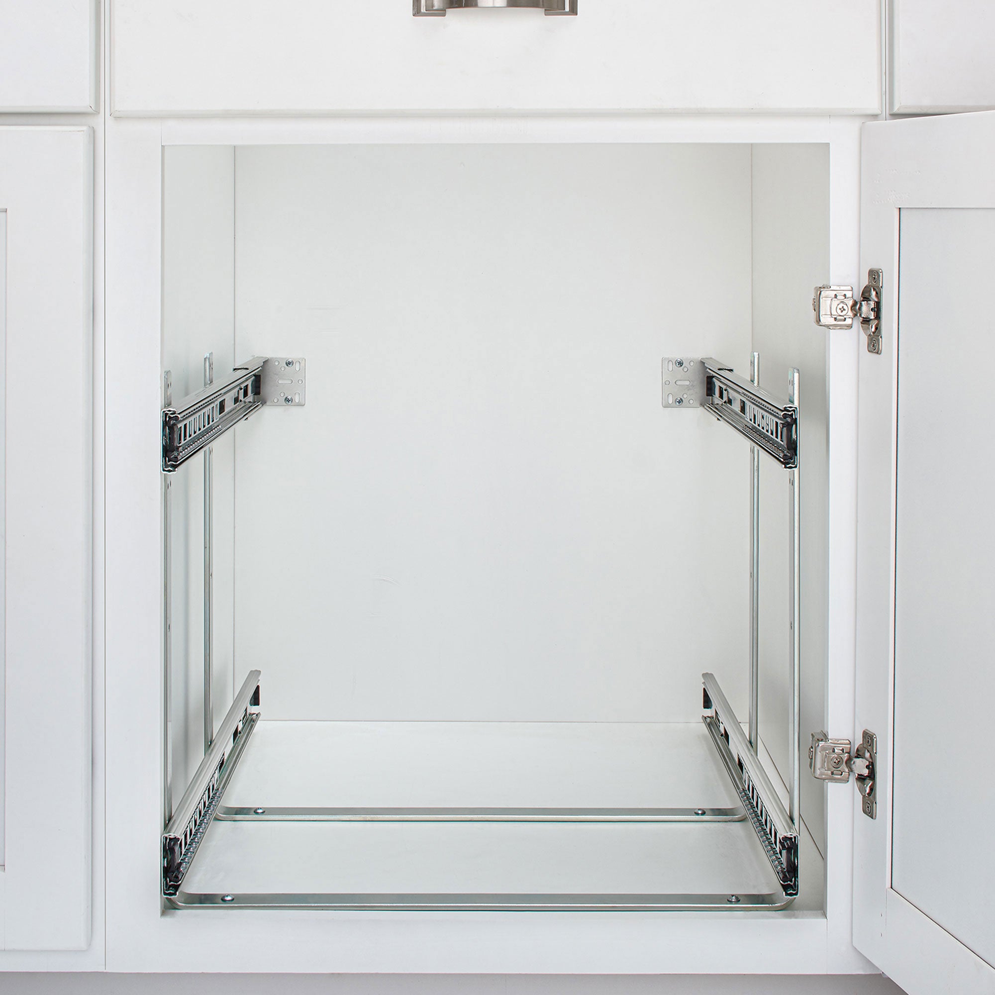 Rev-A-Shelf Kitchen Pull Out Shelf Organizer, 15 x 22 In, 5WB2-1522CR-1 (2 Pack)