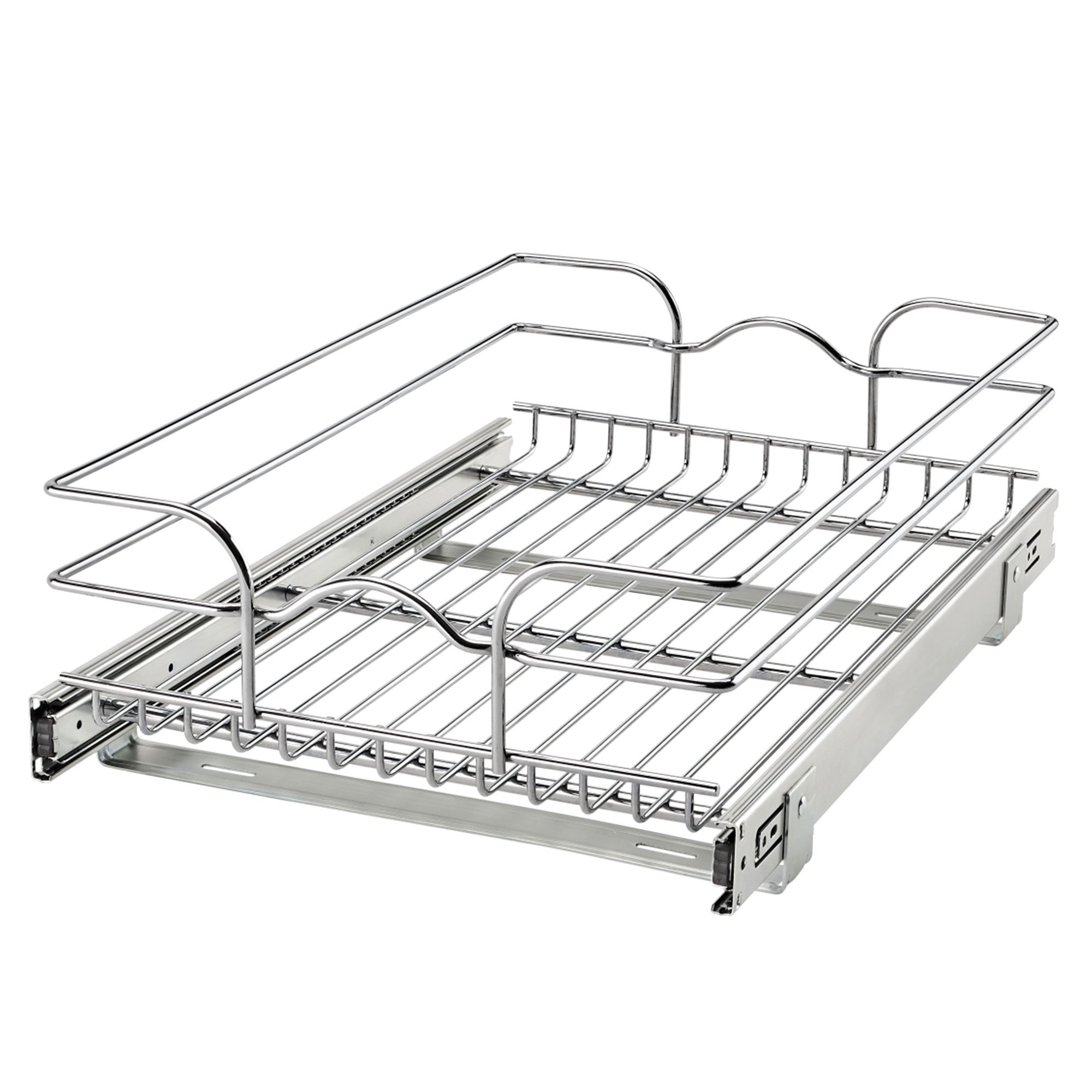 Rev-A-Shelf Kitchen Cabinet Pull Out Shelf, 15 x 22 In, 5WB1-1522CR-1 (2 Pack)