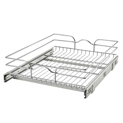 Rev-A-Shelf Kitchen Cabinet Pull Out Shelf, 18 x 22 In, 5WB1-1822CR-1 (2 Pack)