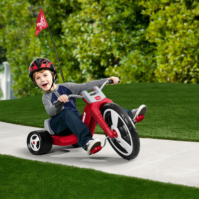 Radio Flyer Big Flyer Sport with Large Front Wheel and Adjustable Seat, Red - VMInnovations