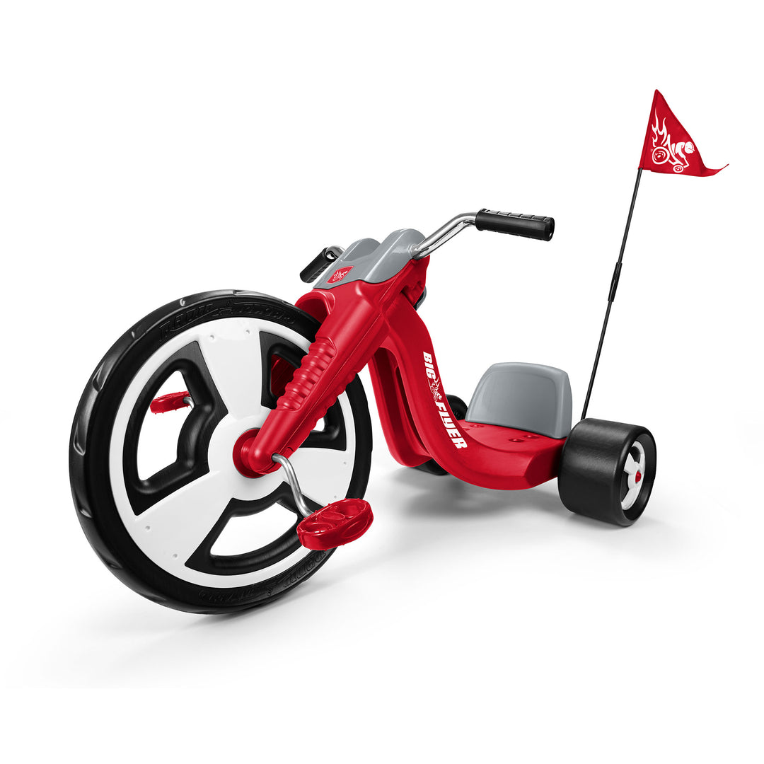 Radio Flyer Big Flyer Sport w/Large Front Wheel & Adjustable Seat, Red(Open Box) - VMInnovations