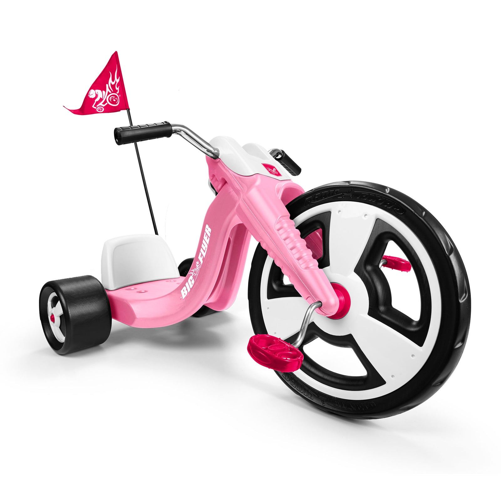Radio Flyer Big Flyer Sport w/Large Front Wheel and Adjustable Seat, Pink (Used) - VMInnovations
