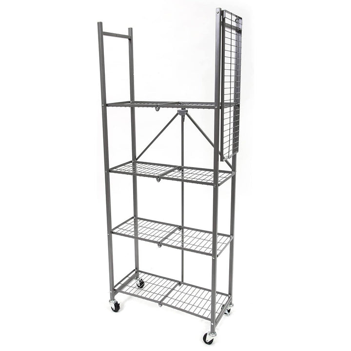 Origami 2 Pack RPR Series 5 Shelf Steel Rack Holds up to 100 Pounds, Silver