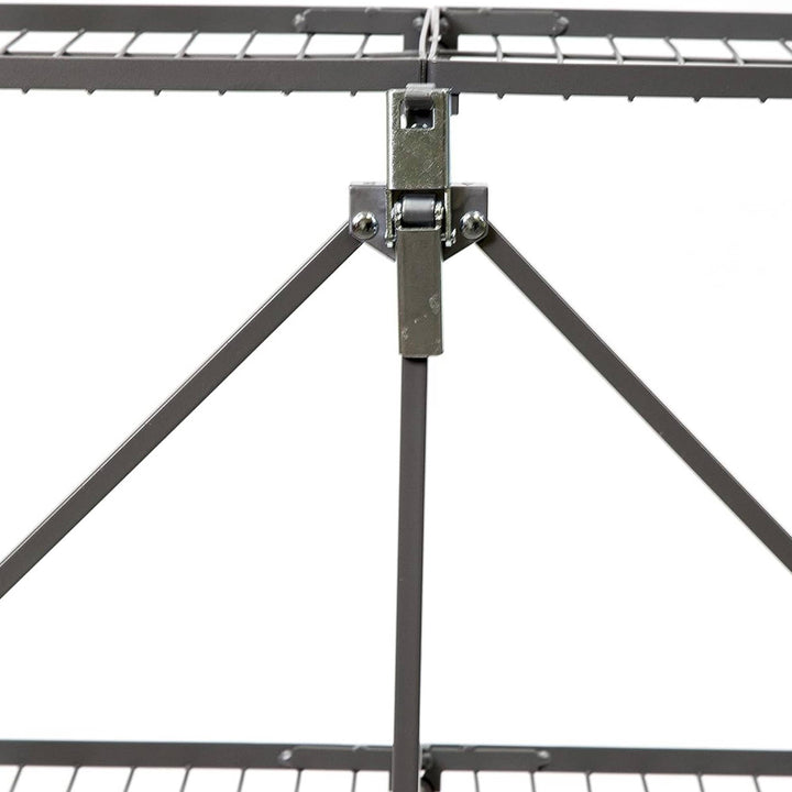 Origami 2 Pack RPR Series 5 Shelf Steel Rack Holds up to 100 Pounds, Silver - VMInnovations