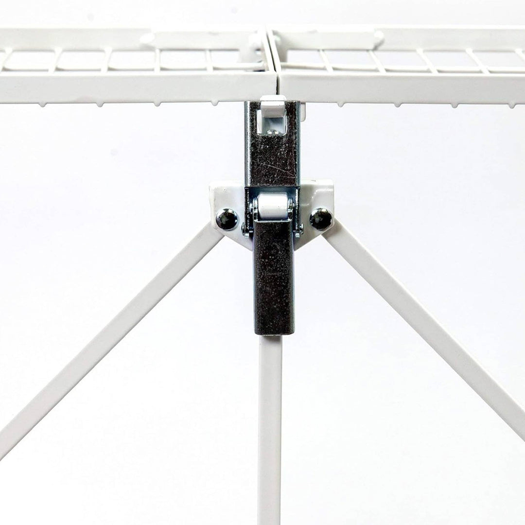 Origami RPR Series 5 Shelf Steel Pantry Rack Holds up to 100LB, White (Open Box) - VMInnovations