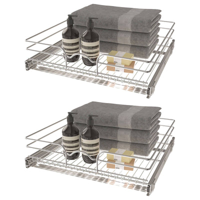 Rev-A-Shelf Kitchen Cabinet Shelf Organizer, 21 x 20 In, 5WB1-2120CR-1 (2 Pack)