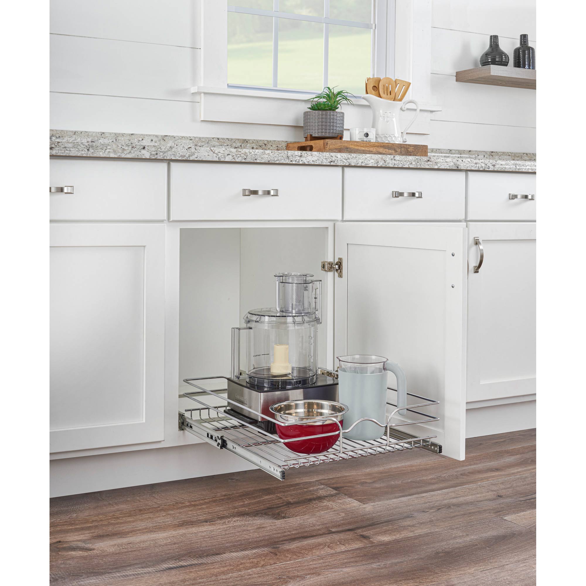 Rev-A-Shelf Kitchen Cabinet Shelf Organizer, 21 x 20 In, 5WB1-2120CR-1 (2 Pack)